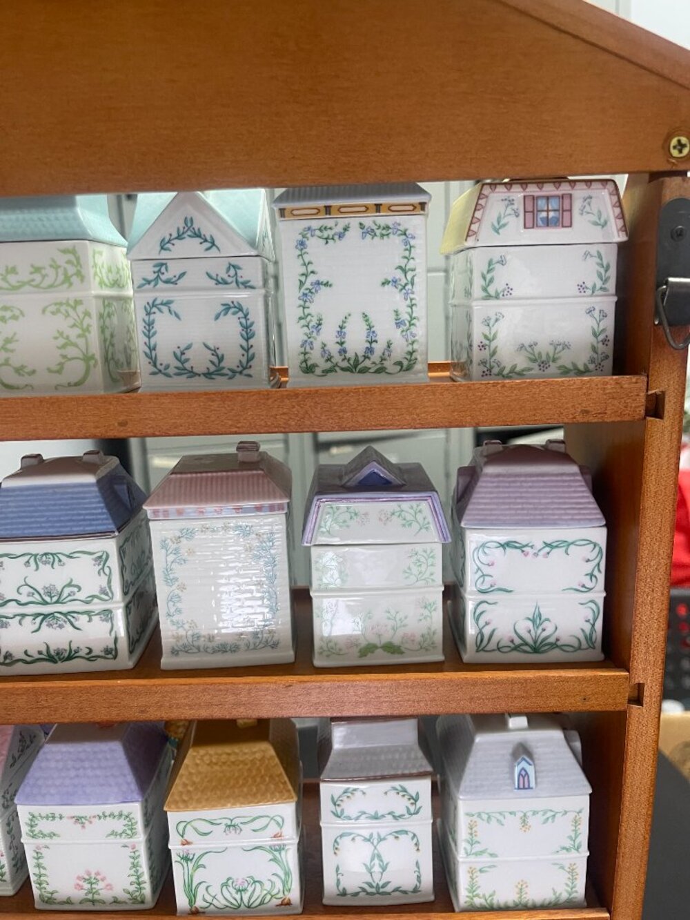 1989 Lenox Spice Village Complete Collection Original Rack 24 Houses - Picture 8 of 16
